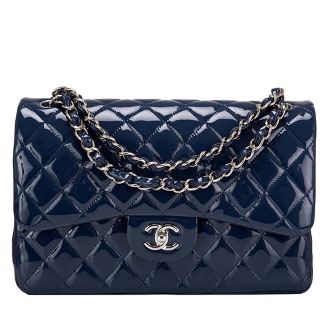 chanel flap bag navy